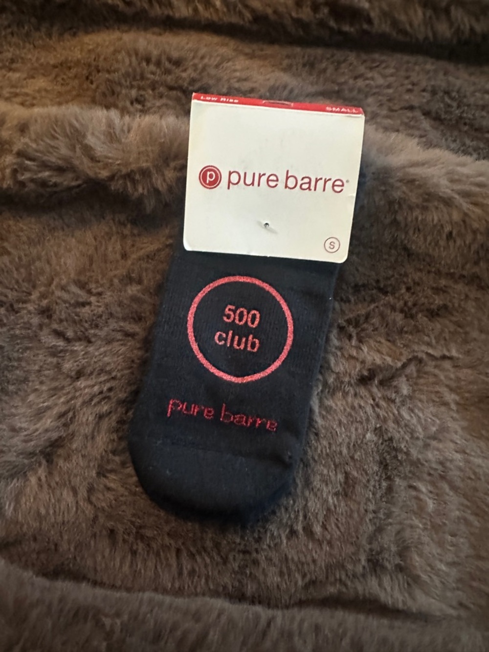 Pure Barre Black 500 Club Socks